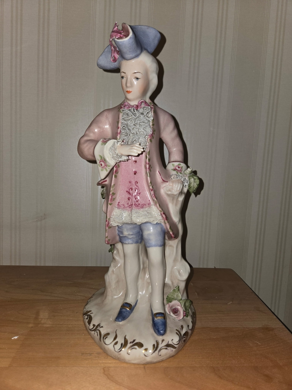 Cordey Rare Porcelain Figurine Victorian 1940s- Decorative Home Collectable - Picture 8 of 8